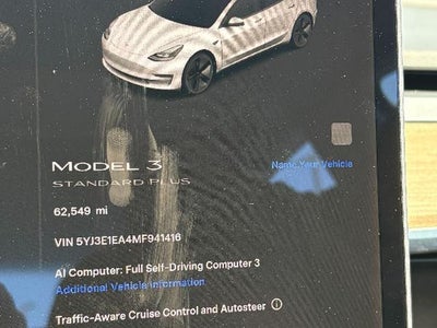 2021 Tesla Model 3 Standard Range Plus