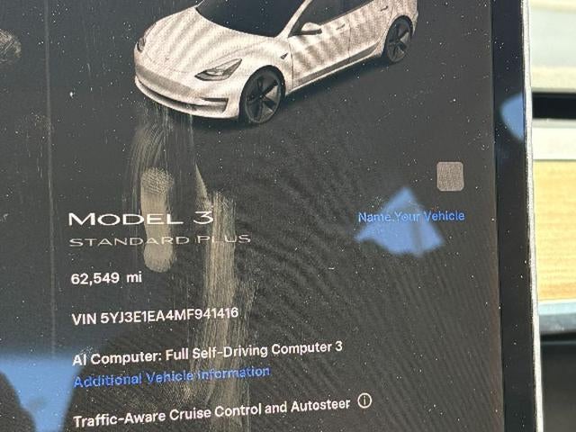 2021 Tesla Model 3 Standard Range Plus