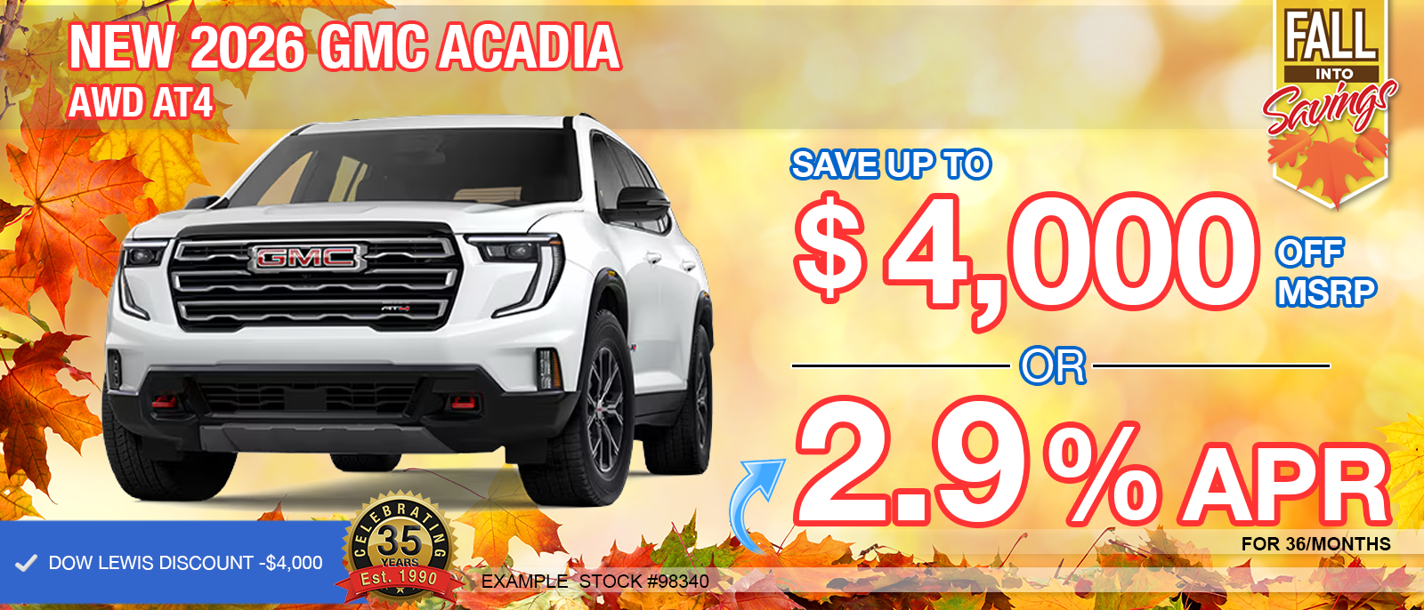 NEW 2026 GMC ACADIA | AT4